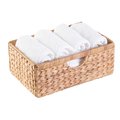 Vintiquewise Foldable Natural Water Hyacinth Storage Bin, Small QI003545.S